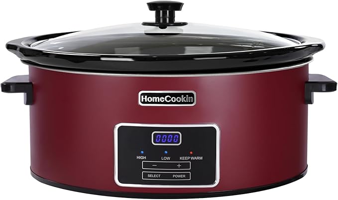 HOMECOOKIN 8 Quart Programmable Slow Cooker, Kitchen Appliances, Perfect by HOMECOOKIN