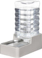 RIZZARI Stainless Steel Pet Water Feeder: 10L Large Gravity Waterer, Less by RIZZARI