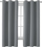 DUALIFE Grey Room Darkening Curtains & Drapes by DUALIFE