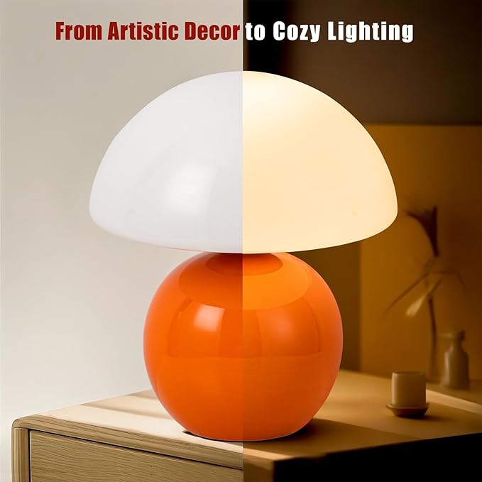 Mushroom Table Lamp, Dimmable Ambient Lighting - Image 6