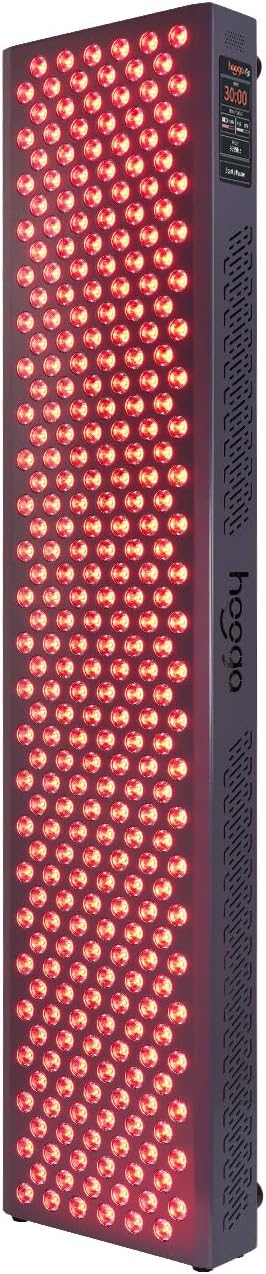 Hooga Red Light Therapy, 300 Quad Chip Flicker Free LEDs, Ultra Series by Hooga