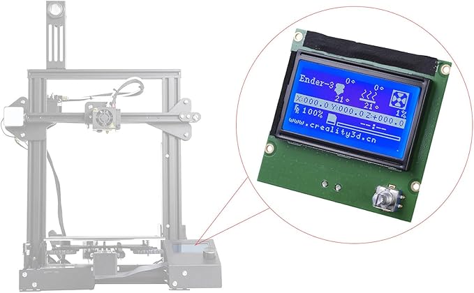 LCD Graphic Smart Display Control Board, LCD Control Module, 12864 Blue Control - Image 6