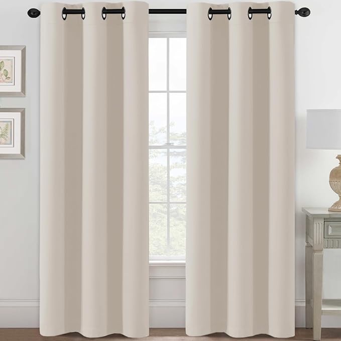 H.VERSAILTEX Blackout Curtains for Bedroom Thermal Insulated Room Darkening by HVERSAILTEX