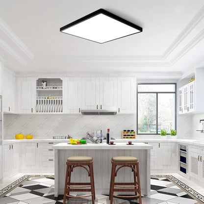 12inch 24W LED Flush Mount Ceiling Light, 6000K Square LED Ceiling Light - Image 2