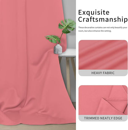 Easy-Going Blackout Curtains for Bedroom, Solid Thermal Insulated Grommet and - Image 5