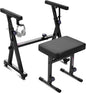 Liquid Stands Piano Keyboard Stand and Bench Set by LiquidStands