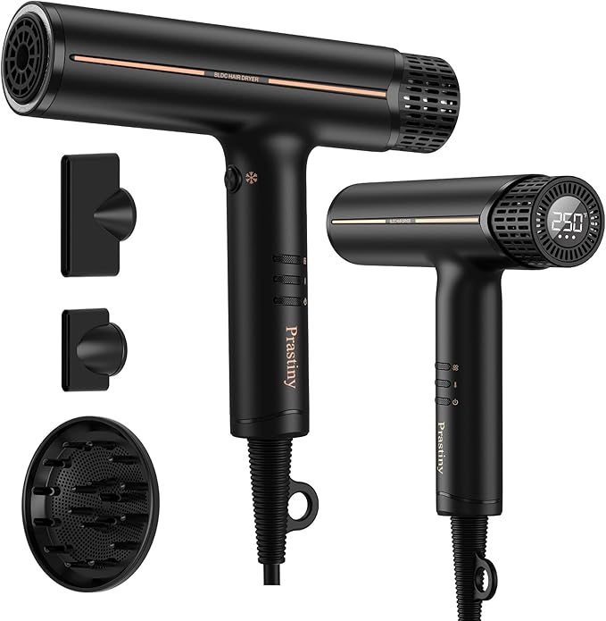 Prastiny Hair Dryer with Diffuser: Professional High Speed Quiet Ionic Blow by Unknown