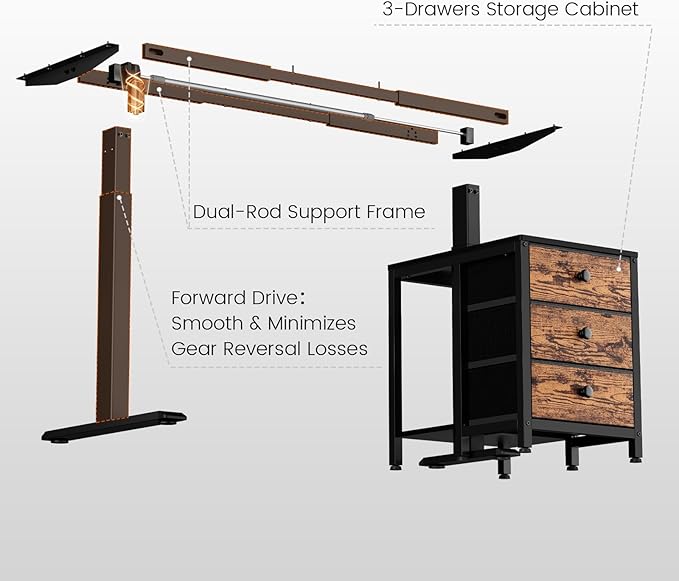 REAHOME Electric Standing Desk - Image 5