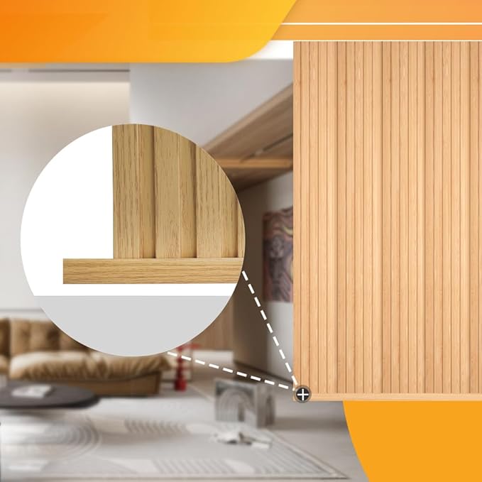 OUZUGIE 8-Pack 57 Inches, WPC Slat Wall Panel Trim, Corner Guard - Image 4
