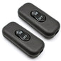 Inline Cord Switch 2 Pack, AC 250V 6A On/Off Lamp Control Appliance Switch by PLUSPOE