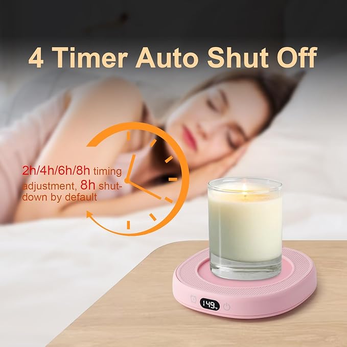 Bsigo Cute Cat Mug Set with Electric Smart Mug Warmer - Image 3