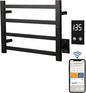 Smart Wireless Electric Towel Warmer | Blade Thin 4 Bar Design | Hardwired & by Topdattion