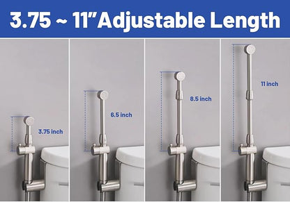 Brushed Nickel Handheld Bidet Sprayer Attachment - Image 7