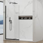 Shower Glass Wall Panel 36" W x 76" H, 3/8" Tempered Glass, Half Frameless by YTSAHSTT