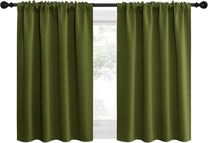 NICETOWN 2 Panels Blackout Curtains, Rod Pocket Thermal Insulated Drapes by NICETOWN