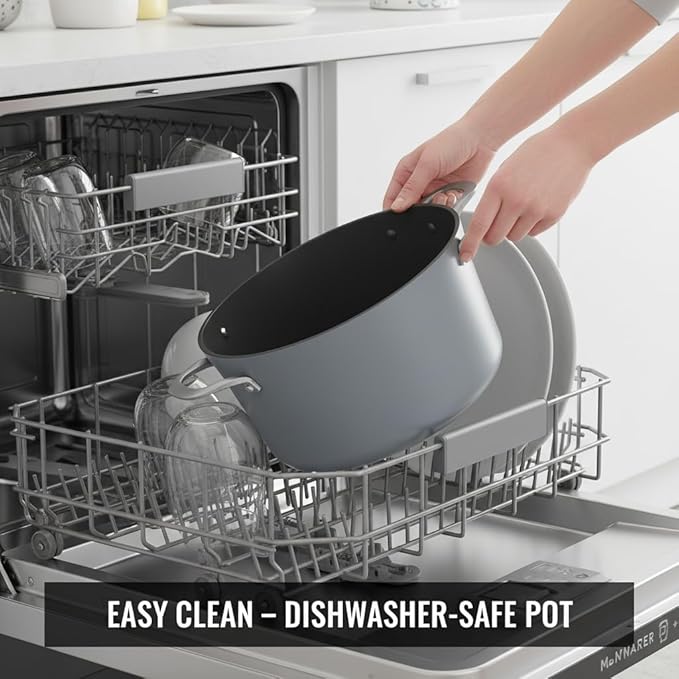 8.5 Quart Large Capacity Multi Cooker, Programmable Electric Pot - Image 5