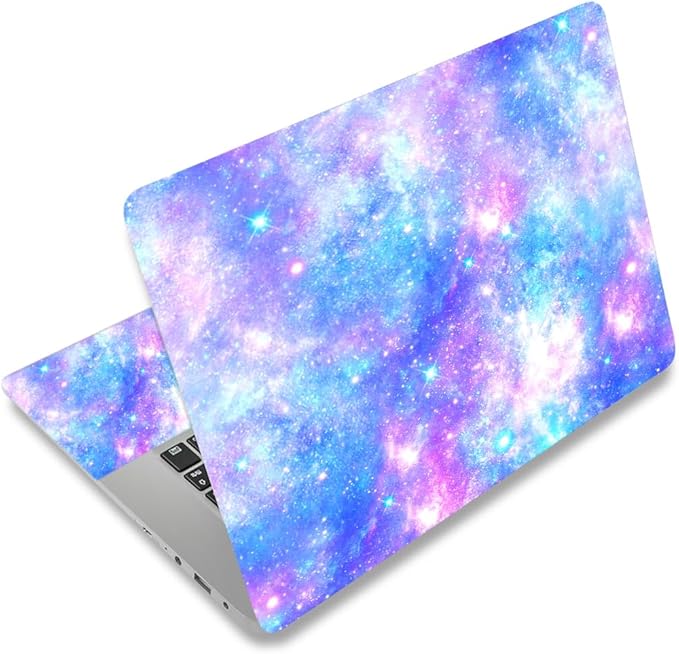 Laptop Skin Sticker Decal, Decorative Waterproof, Romantic Starry Night Sky by ToLuLu