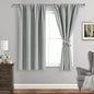 JIUZHEN Blackout Curtains for Bedroom Rod Pocket Thermal Insulated Room by JIUZHEN