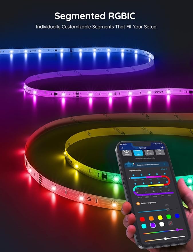 Govee RGBIC LED Strip Lights, 32.8ft Smart LED Lights - Image 8