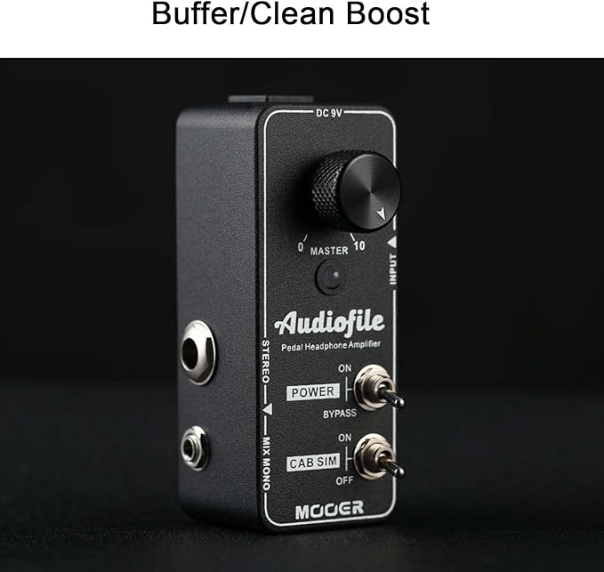 MOOER Micro Guitar Pedal Audiofile Headphone Amp Analog, Access to Effects - Image 3