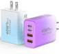 USB C Wall Fast Charger Block, 40W 4-Port Type C Chargers Fast Charging Blocks by Duloch