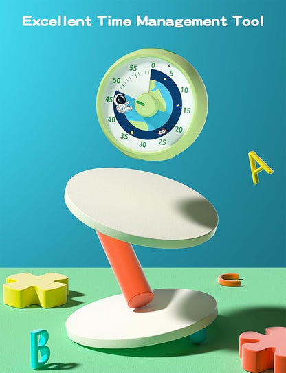 Visual Timer for Kids, 60-Minute Countdown Timer for Classroom Office Kitchen - Image 2