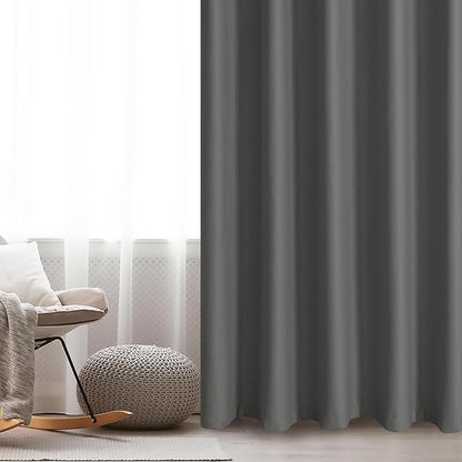 JIUZHEN Room Divider Blackout Patio Door Curtain Panels, Sliding Door Blinds - Image 5