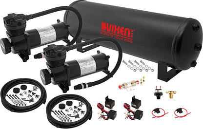 vixen air 12v air suspension kit with 200 shown in use