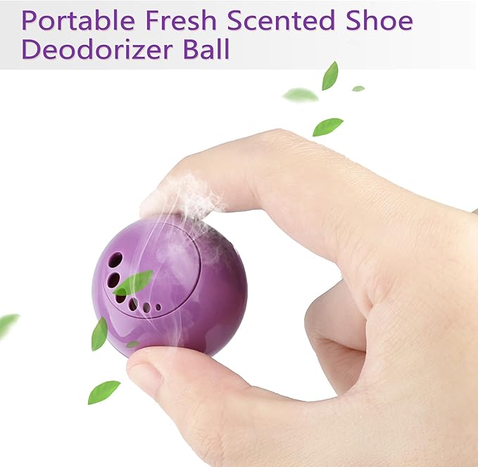 Knixmax Shoe Deodorizer Balls, Boot Deodorizing Shoe Odor Eater Ball Sneaker - Image 4
