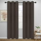 Easy-Going Blackout Curtains for Bedroom, Solid Thermal Insulated Grommet and by Easy-Going