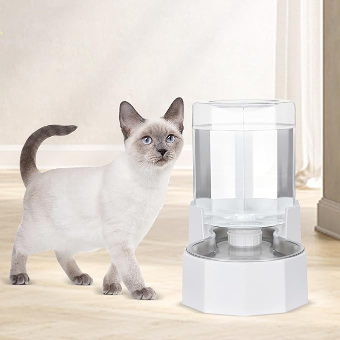 Sfozstra Large Dog Water Dispenser: 4L Stainless Steel Gravity Cat Water Feeder - Image 8