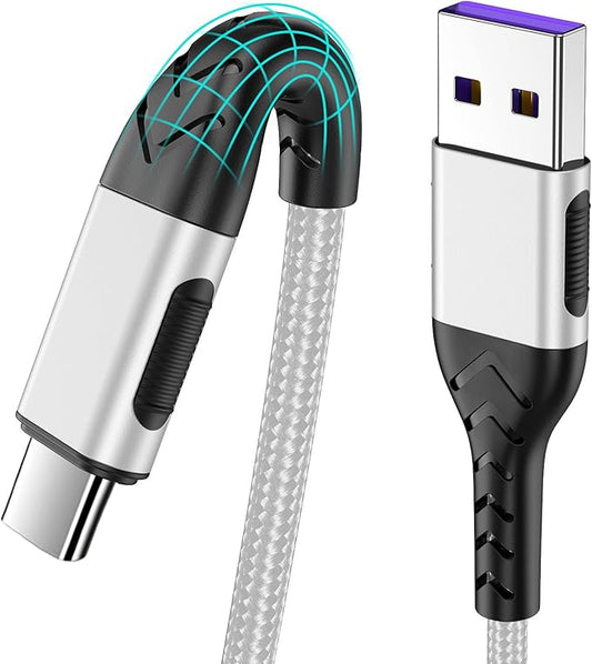 Durcord 2Pack 10ft Fast USB Type C Charging Cable by Durcord