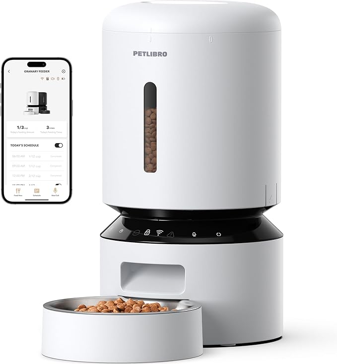 PETLIBRO Automatic Cat Feeder, 5G WiFi Automatic Dog Feeder by PETLIBRO