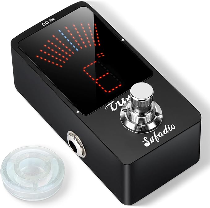 Sofadio Tuner Pedal, Chromatic Guitar Tuner Pedal by SOFADIO