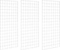 NeeSeeYee Commercial Grade Gridwall Panels – Heavy Duty Grid Panel by Home