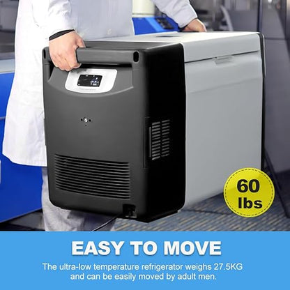 20L Ultra-Low Temperature Freezer-86°C Portable Lab Cryogenic Freezer 122 °F - Image 3