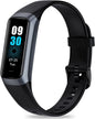 fitness tracker with step counter/calories/stopwatch, activity tracker, health, main product view