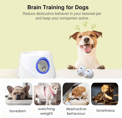 automatic dog ball launcher, with 6 2.3" etpu shown in use