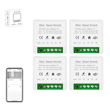 IHSENO ZigBee3.0 Smart Switch Mini Relay Switch, ZigBee Smart Light Switch Need by Unknown