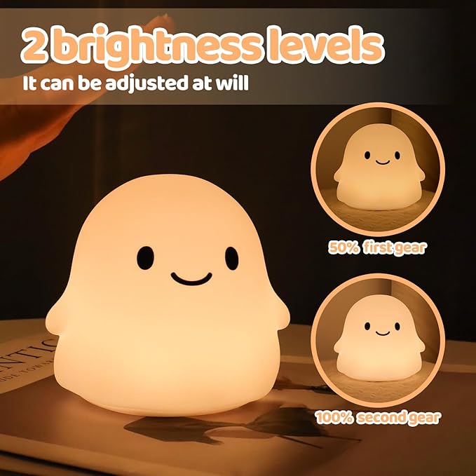 Rytinazzz Halloween Ghost Night Light, Color-Changing & 50-Hour Battery - Image 6