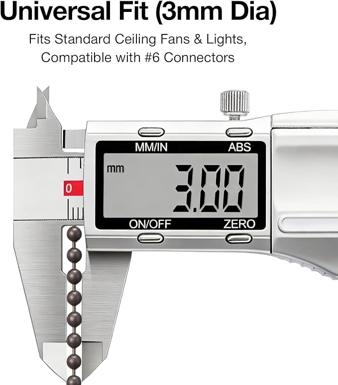 SmoTecQ 10ft Ceiling Fan Pull Chain Extension - Image 5
