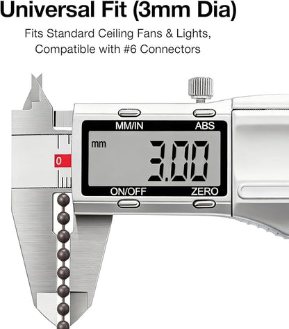SmoTecQ 10ft Ceiling Fan Pull Chain Extension - Image 5