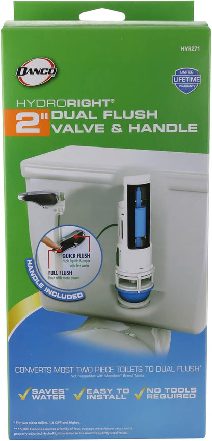 Danco HYR271T Hydroright Dual Flush Valve And Lever Handle, No Size - Image 7
