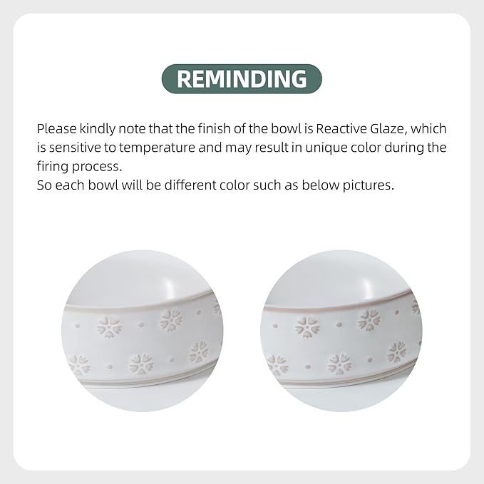7.3inch Ceramic Raised Double Bowls Set - Image 3