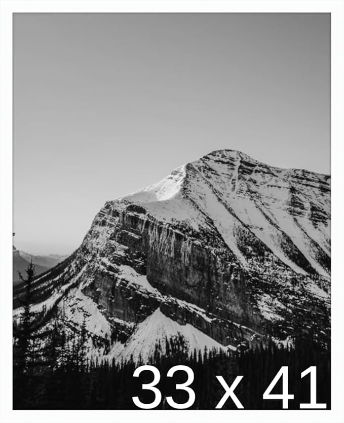 Frame It Easy 33 x 41 White Wood Frame by FrameItEasy