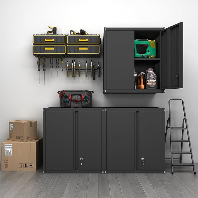 GREATMEET Locking Metal Wall Cabinets - Image 6