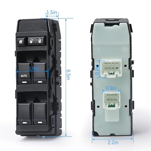 WUANGKI Master Power Window Switch Front Driver Side Compatible - Image 2