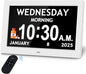 10.1'' Digital Clock, 1280*800p HD Extra Large Display, Dementia Clock by Pastigio