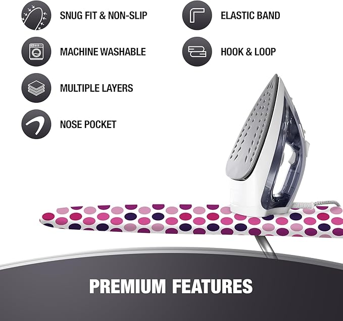 COTTY HOME Extra Thick Ironing Board Covers - Image 6