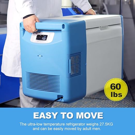 -123 °F Ultra-Low Temperature Freezer 86°C Portable Lab Cryogenic 20L - Image 4